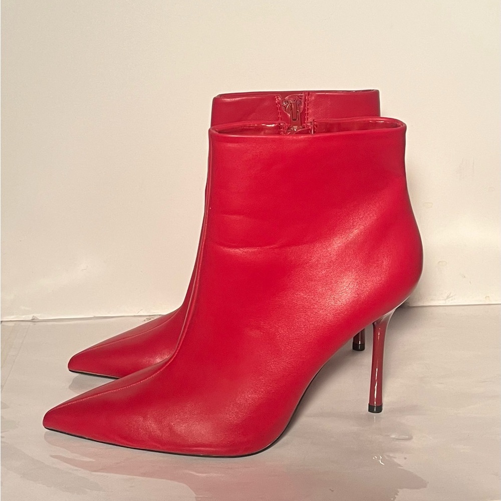 Zara red booties size 41 EU